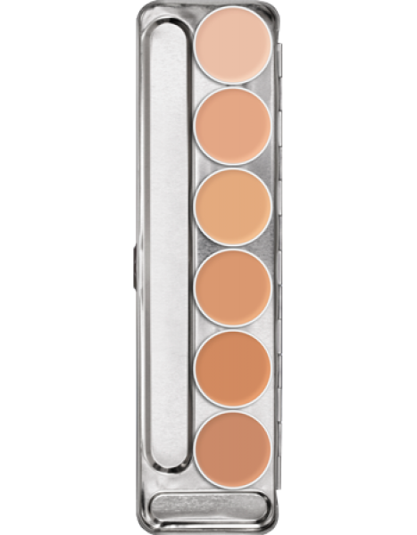 Rubber Mask Grease Palette 6 Colors - 20 ml - W