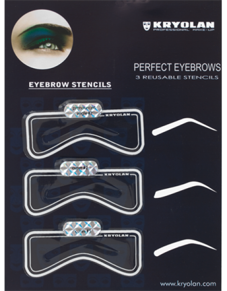 Eyebrow Stencils -  3 pieces - 1