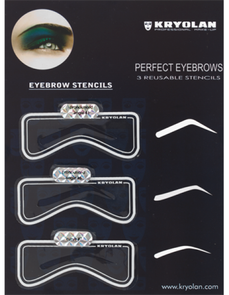 Eyebrow Stencils -  3 pieces - 2
