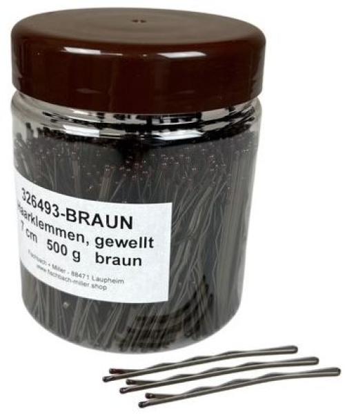 Haarklemmen, gewellt, 7 cm