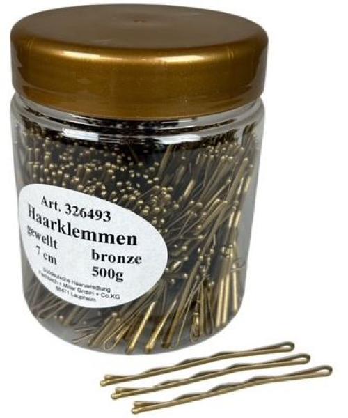 Haarklemmen, gewellt, 7 cm