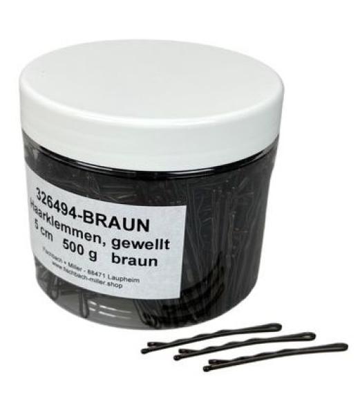 Haarklemmen, gewellt, 5 cm