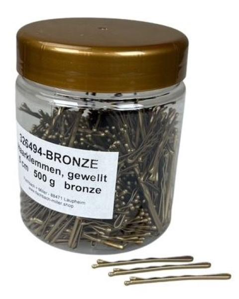 Haarklemmen, gewellt, 5 cm