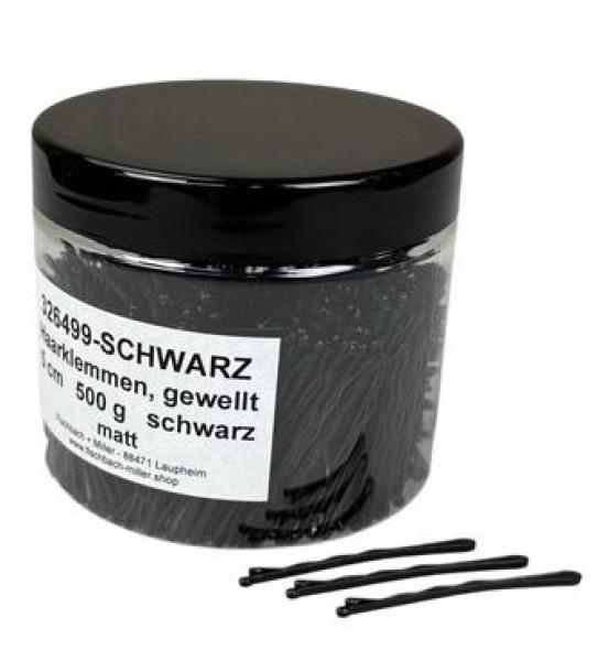 Hair-Grips, wavy, 5 cm - matt