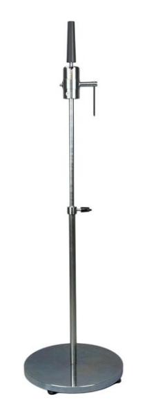 Wig stand with solid base