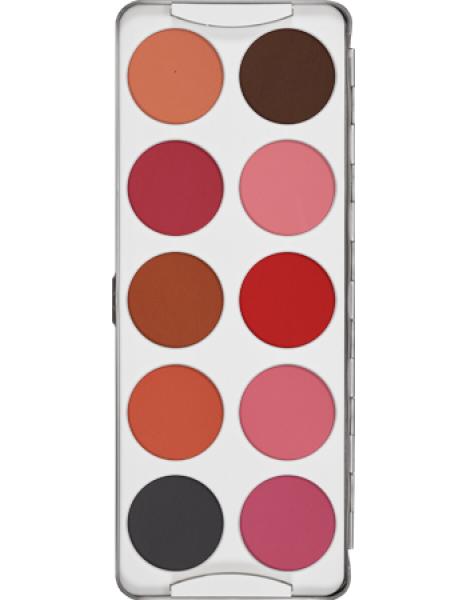 Blusher Palette 10 Colors - 25 g - Matt