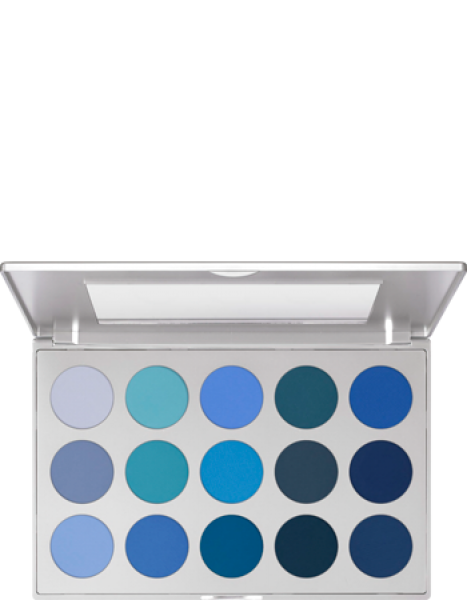 Eye Shadow Palette 15 Colors - 37,5 g - Smokey Blue