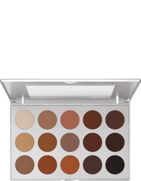 Eye Shadow Palette 15 Colors - 37,5 g - Smokey Brown