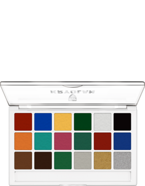 Body Illustration Make-up Color Palette 18 Colors - 16 g - Bright