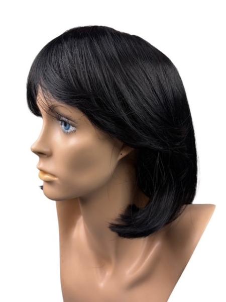 Crazy Horse - Pagenperücke, schwarz