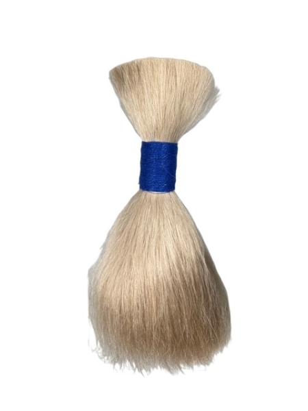 50 g Büffel-Bauchhaar - glatt, Haarlänge 20 cm