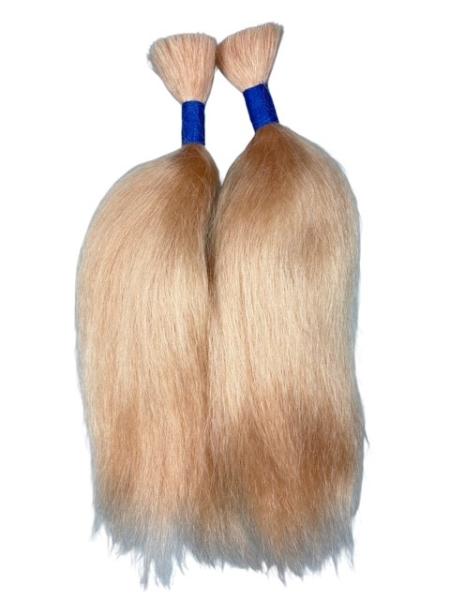 150 g Büffelhaar 35 cm - glatt