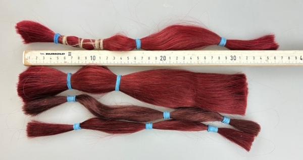 Exporthaar-Set, rot - 158 g