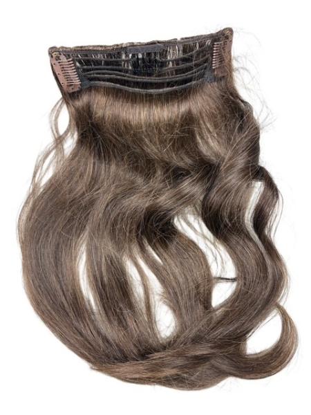 Human hair hairpiece, width 15 cm, hairlength 40 cm