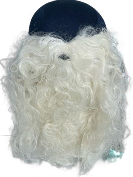Nikolaus-Vollbart, flachsblond - kurz