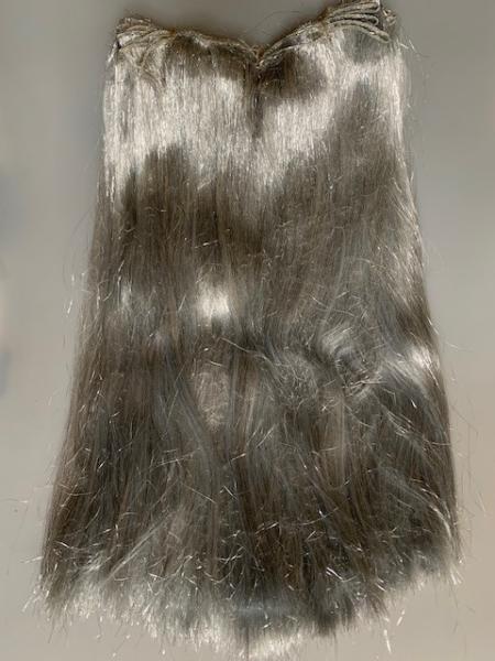 Silver Fibre-Unaty - Wefts, straight - 50 cm