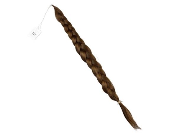 Exporthaar-Zopf, 3-teilig-gekordelt, 35 cm