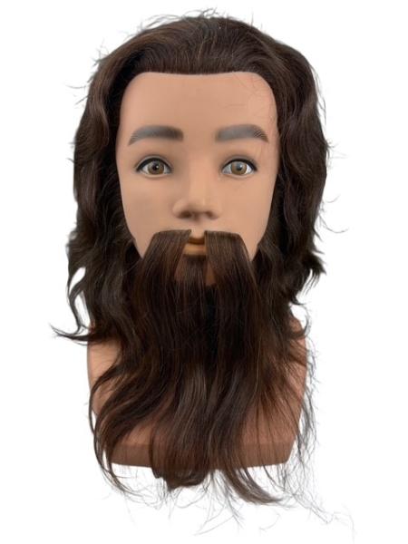 Mannequin head with beard