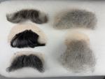 Bärte aus Echthaar - handgeknüpft - Set 35